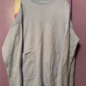 Chico's Soft Blue Crewneck Sweater